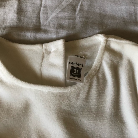 ✨ Host Picked ✨ Carter’s size 3T white dress - Picture 3 of 4